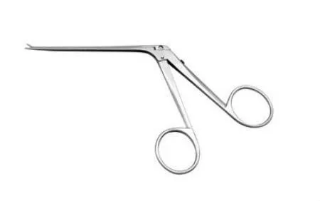 Bausch & Lomb - Bausch+Lomb - X0240 - Ear Forceps Bausch+lomb 136 Mm Stainless Steel Nonsterile Finger Ring Handle Straight 5 Mm Fine Serrated Jaws