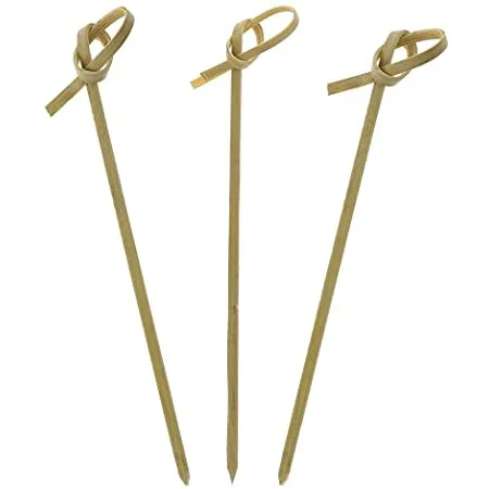 225225 - Culinary Serving Tools, Bamboo Knot Picks 4  50 count
