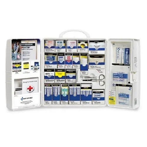ACME United - 1000-FAE-0103 - Business First Aid Plastic Wall Mount Cab with Carry Handle.