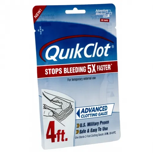 Adventure Medical - From: 5020-0025 To: 5020-0026 - Kits QuikClot Gauze 3" x 4'.