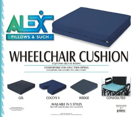 Alex Orthopedics - 5117 - One Piece Convoluted Wheelchair Cushion W/Back