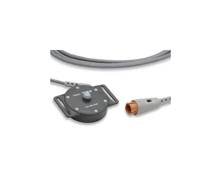 Auxo Medical - AM-M1355A - Ultrasound Probe With 3 Mm X 10 Foot Grey Cable, Round, 12-pin Connector, Keyed Distal Connector