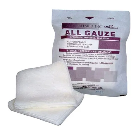 AMD Ritmed - From: B4412 To: B4800  Gauze Sterile Sponge 12 Ply REPLACES ZG4412S and 55CHH4412S