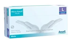 Ansell Healthcare - 6034302 - Ansell Micro-touch Nitrile Powder-free Synthetic Exam Gloves