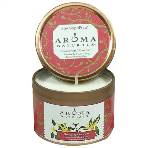 Aroma Naturals - 223662 - Soy VegePure Candles Hope Pale To Go Tins 15 hours burn time