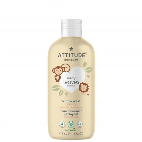 Attitude - 234526 - Baby Bubble Wash, Pear Nectar  Shampoo & Body Washes