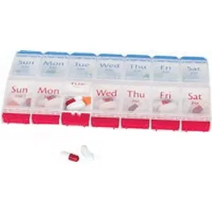 Apothecary Products - 67585 - Apothecary Pill Organizer X Large 7 Day 2 Dose