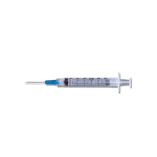 BD Becton Dickinson - 309577 - 3cc 21g 1 1/2 syringe with det needle, luer lok, 100
