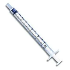 BD Becton Dickinson - 309659 - 1cc slip tip tuberculin syringe only.