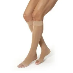 BSN Jobst - 119502 - Compression Stocking, Knee High, 15-20 mmHG, Open Toe, Natural, Small
