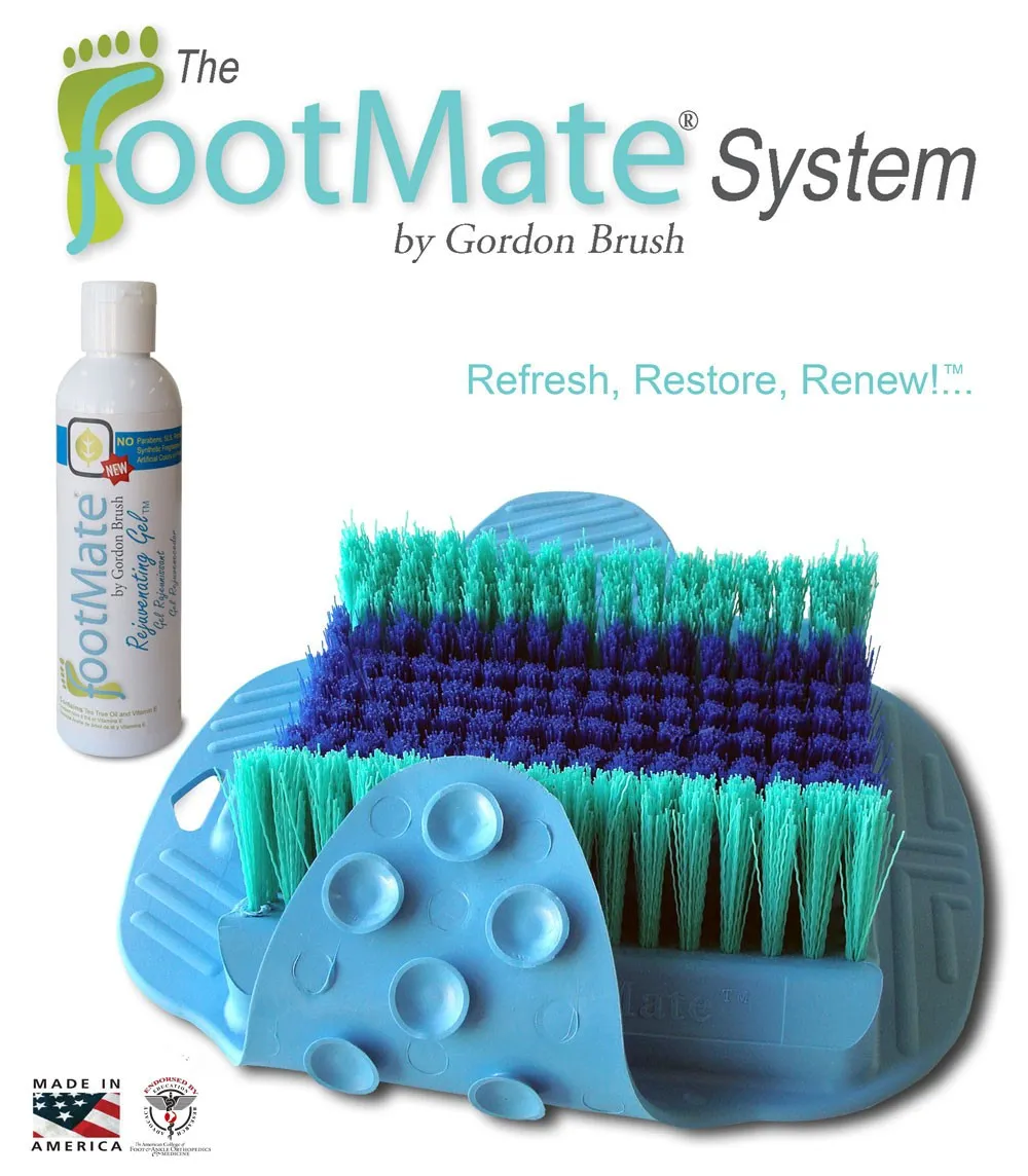 Gordon Brush-FM-Blue-The FootMate System-Blue