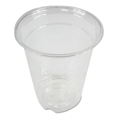 Boardwalk - From: BWKPET12 To: BWKPET24  Clear Plastic Cold Cups, 12 Oz, Pet, 20 Cups/Sleeve, 50 Sleeves/Carton