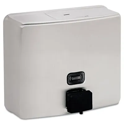 Bobrickwas - BOB4112 - Conturaseries Surface-Mounted Liquid Soap Dispenser, 40 Oz, 7" X 3.31" X 6.13", Stainless Steel Satin