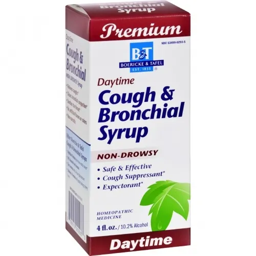 Boericke and Tafel - 153223 - 920504 - Cough and Bronchitis Syrup - 4 oz