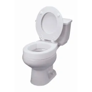 Healthsmart - From: 641-2571-0000 To: 64125710005 - Hinged Elevated Toilet Seat Standard Wt.Cap. 300 Lbs.