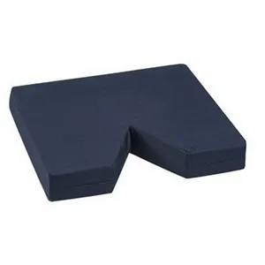 Briggs - DMI - From: 8015 To: 8015M - Healthsmart  Coccyx seat cushion with masonite insert. 100% foam construction. Relief of pressure on coccyx bone, 6" opening. Comes with navy removable, washable polyester/cotton cover.