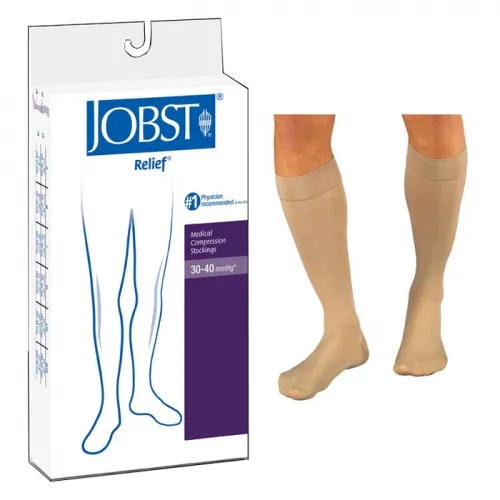BSN Jobst - JOBST Relief - From: 114016 To: 114032 - Relief Knee High, 30 40, Petite, Closed