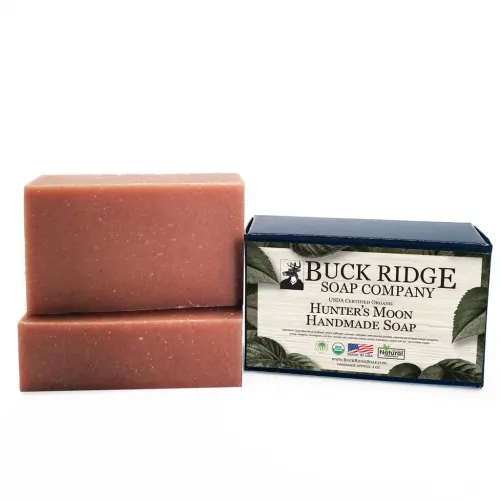 Buck Ridge - BS-BOB-HM-08 - Hunters Moon Mens Handmade Soap - Usda Certified Organic