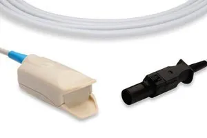 Cables and Sensors - From: S403-020 To: S903-490 - Short SpO2 Sensor, Adult Clip, Datex Ohmeda Compatible w/ OEM: OXY F1 H, TS F1 H, TP1812SP, TCPS 1612 0322, PR A900 1017, 6051 6000 155 (DROP SHIP ONLY) (Freight Terms are Prepaid & Added to Invoice Conta