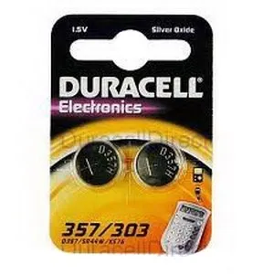 Cardinal Health - Pharma - 1309558 - Duracell 1.5 volt silver oxide watch/calculator battery # 357.