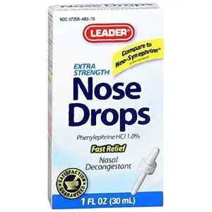 Cardinal Health - 3644564 - Leader Extra Strength Nose Drops, 1 oz.