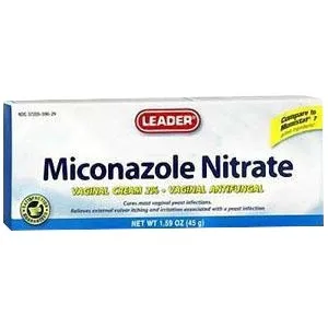 Cardinal Health - 4935599 - Leader Miconazole Nitrate Vaginal Cream, 1.59 oz.
