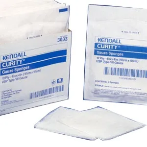 Cardinal Health - 6939 - Gauze Sponge, 4" x 4", 12-Ply, Sterile 10s in Plastic Tray, 1280/cs (20 cs/plt) (Continental US Only)