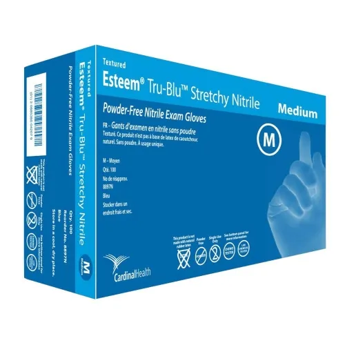 Esteem - Cardinal Health - 8898NB - Nitrile Micro-Textured Powder-Free Gloves