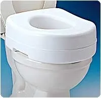 Carex - From: B302-C0 To: B302C0 - Blow Molded Raised Toilet Seat