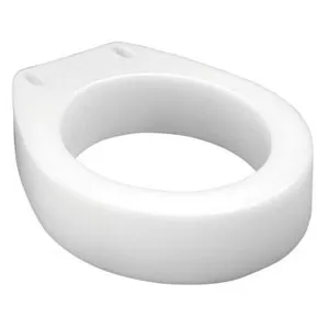 Carex Health Brands - B307-00 - Standard toilet seat elevator. Fits under a regular home toilet seat. Fits standard toilet. Works in conjunction with existing toilet seat and lid for a non-prosthetic look.