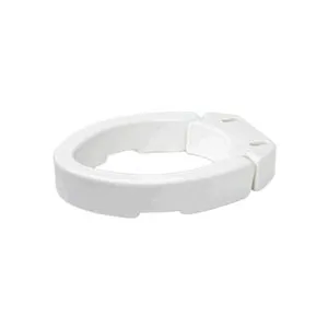 Carex Health Brands - From: B321-00 To: B322-00 - Elongated Hinged Toilet Seat Riser 3 1/2" H x 13 3/4" W x 19 1/4" D, 300 lb Weight, 3 1/5 lb Weight