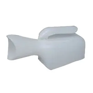 Carex Health Brands - From: P706-00 To: P707-00 - Female (35oz.) urinal is designed to help prevent spills. Has a sturdy grip, and can be used in several positions by a bedridden patient. Lightweight, durable and easy to clean.