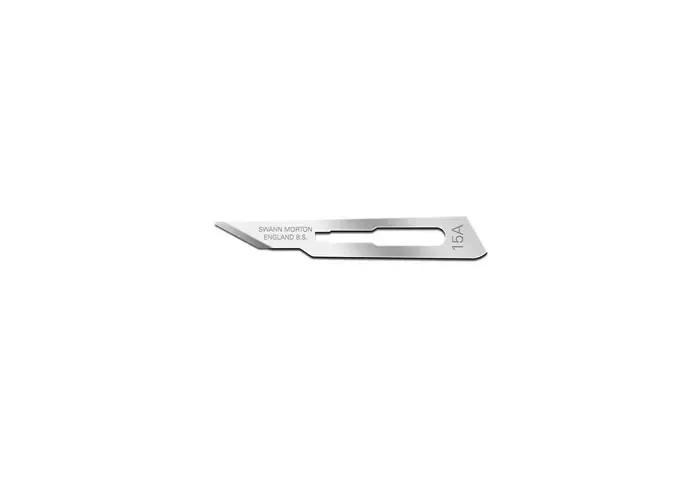 Cincinnati Surgical - 01SM15A - Blade  Swann Morton  Stainless Steel  Size 15a  Sterile  100-bx -DROP SHIP ONLY-