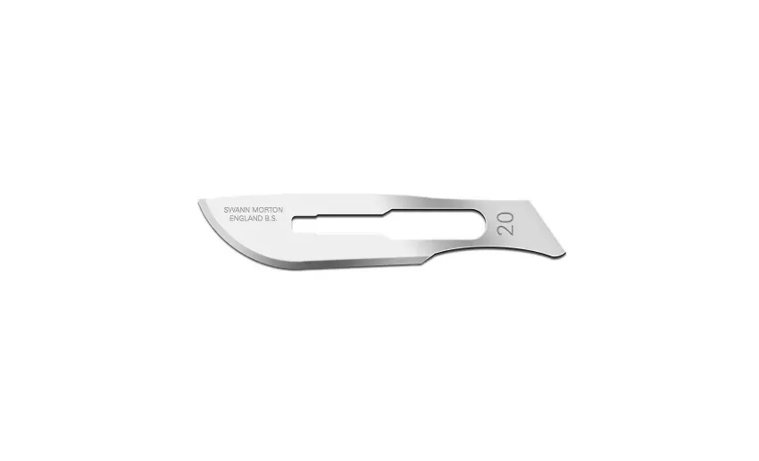Cincinnati Surgical - 01SM20 - Blade  Swann Morton  Stainless Steel  Size 20  Sterile  100-bx -DROP SHIP ONLY-