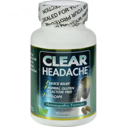 Clear Products From: 241155 To: 241892 - Clear Headache - 60 Capsules Migraine Sinus And Ear Tinnitus SHUTI