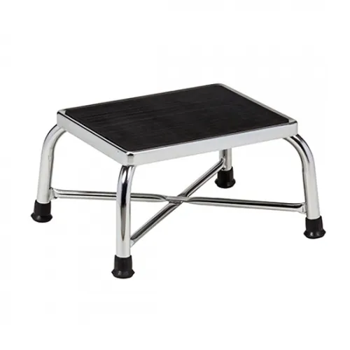 Clinton Industries From: T-6142 To: T-6150 - Bariatric Chrome Step Stool W/handrail