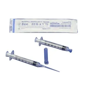 Cardinal - Monoject - 1180300777 - General Purpose Syringe Monoject 3 mL Luer Lock Tip Without Safety