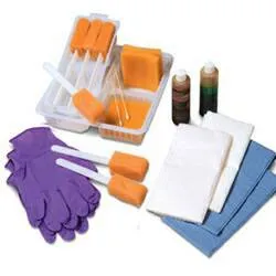 Cardinal Covidien - From: 41529 To: 41560 - Medtronic / Covidien Wet Skin Scrub Pack, Includes: (1) CSR Wrap, (2) Cotton Tipped Applicators, (1) Unwrapped Pair Nitrile PF Gloves, (2) Blotting Towels, (2) Absorbent Towels, (2) PVP I Paint Solution Sponge S