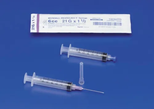 Cardinal Health - 1180600555 - Monoject SoftPack Regular Tip Syringe 6 mL