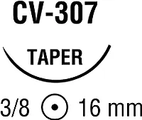 Cardinal Covidien - From: 8886322931 To: 8886322941 - Medtronic / Covidien Suture, Taper Point, Needle CV 307, 3/8 Circle