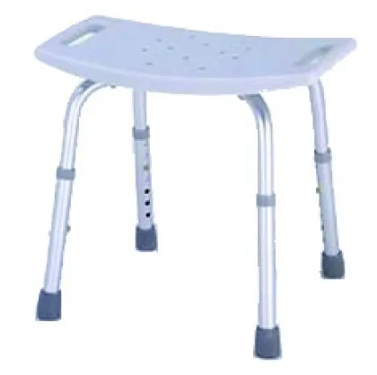 Dalton Medical - From: BS-5002-2 To: BS-5004-2 - Shower Bench without back  Curved Rectangular seat  Ht Wt limit 220 lbs