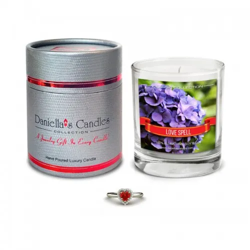 Daniellas Candles - CC100113-R5 - Love Spell Jewelry Candle