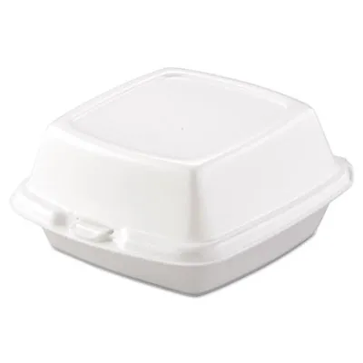 Dart - DCC60HT1 - Carryout Food Containers, Foam, 1-Comp, 5 7/8 X 6 X 3, White, 500/Carton