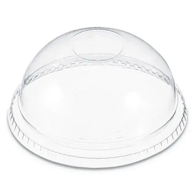 Dart - DCCDNR662 - Plastic Dome Lid, No-Hole, Fits 9-22 Oz. Cups, Clear, 100/Sleeve, 10 Sleeves/Carton