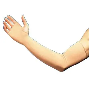 Gentell - Glen-Sleeve - GL-1000B - Glen-Sleeve II Arm Protector 18'' L x 3'' W, Beige, Hand, Wrist, Arm, Provide Mild Compression, Remove excess Moisture from the Skin.