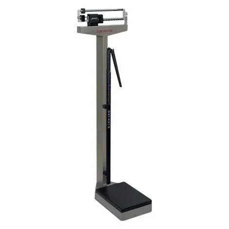 Detecto - 2371S - Eye Level Physician Scale Stainless Steel 180 Kg X 100 G Without Height Rod Platform