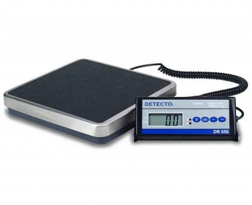 Detecto - DR550C - Stainless Steel Portable  High Capacity Stand On Scale