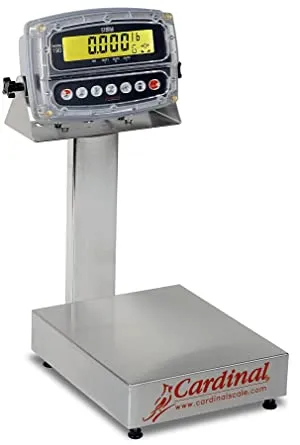 Detecto - From: EB-15-190 To: EB-300-210 - Bench Scale, Electronic, 15 Lb Capacity, Stainless Steel, 190 Indicator