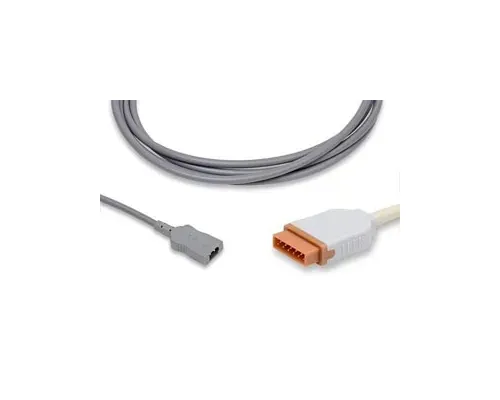 Cables and Sensors - From: DMQ-30-AD0 To: DMQ400-AD20 - Temperature Adapter, Rectangular Dual Pin Connector, GE Healthcare > Marquette Compatible w/ OEM: 2021701 001, 2021701 001 (DROP SHIP ONLY) (Freight Terms are Prepaid & Added to Invoice Contact Vendo