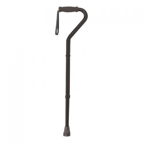 Drive Devilbiss Healthcare - drive - 10318-6 - Drive Medical  Offset Cane  Steel 37 to 46 Inch Height Black